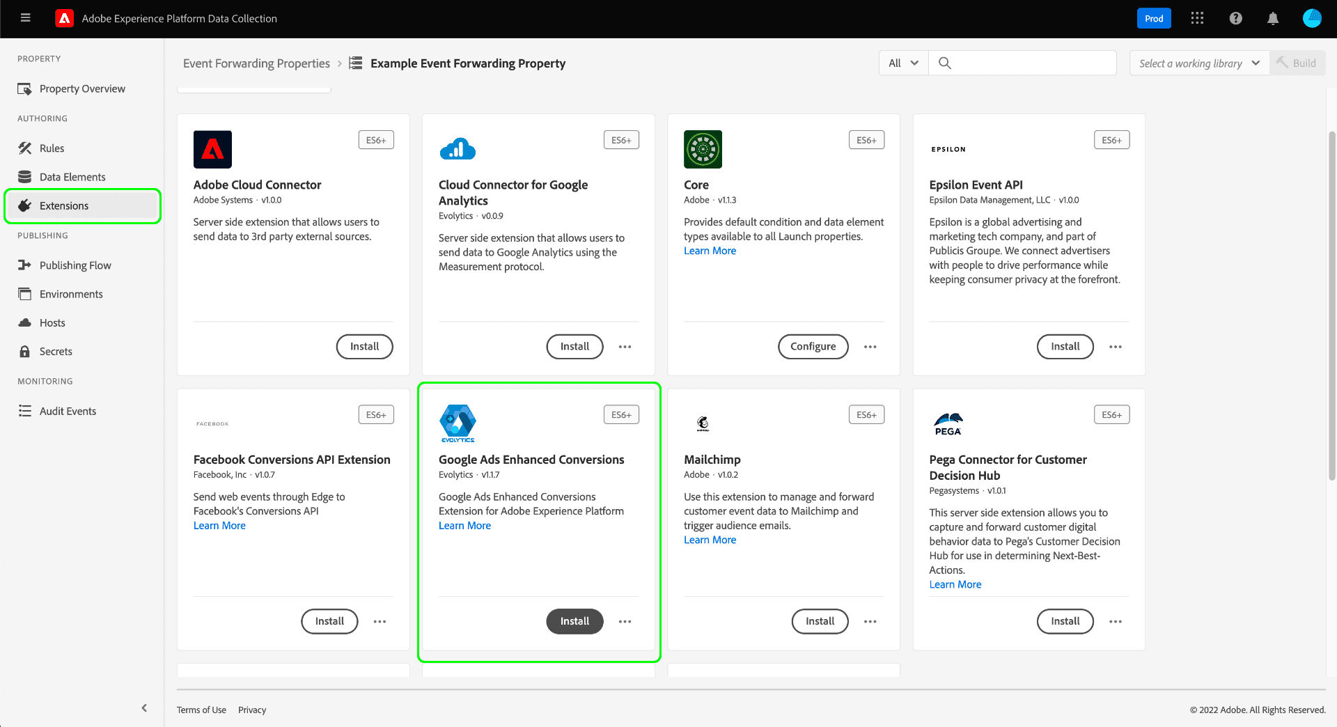 Google Ads Enhanced Conversions configuration in AEP